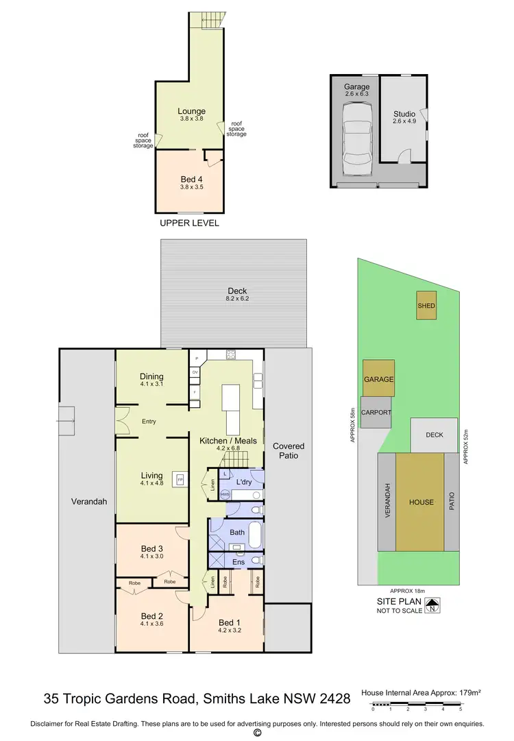 Floorplan of Homely house listing, 35 Tropic Gardens Drive, Smiths Lake NSW 2428