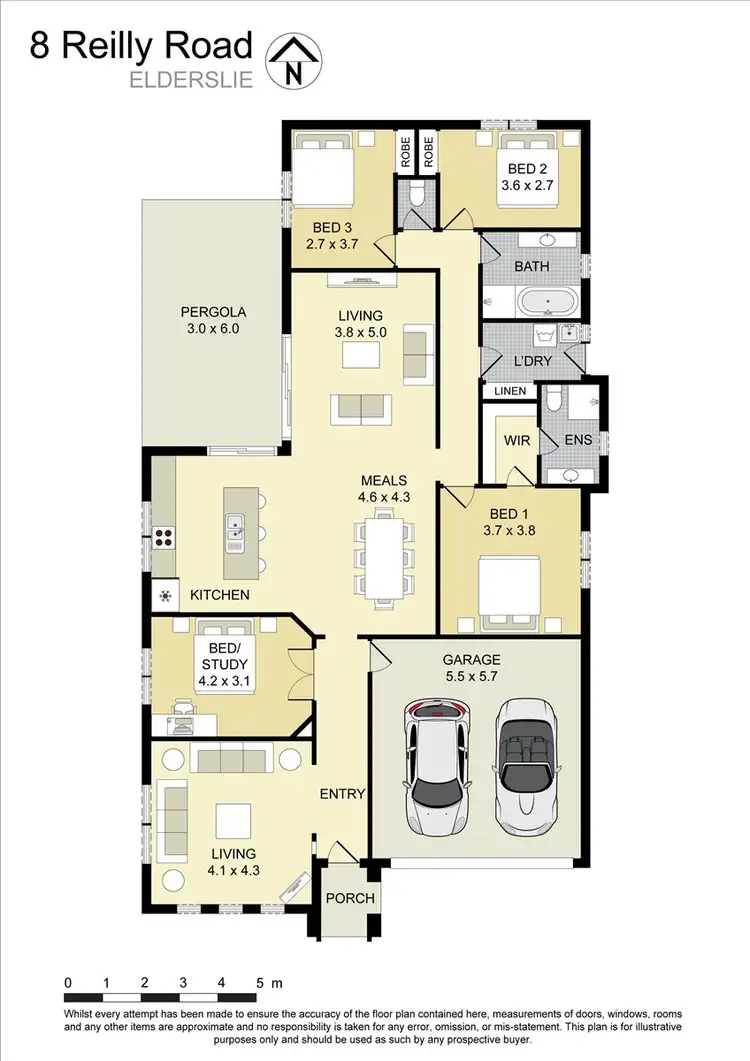 Floorplan of Homely house listing, 8 Reilly Road, Elderslie NSW 2570