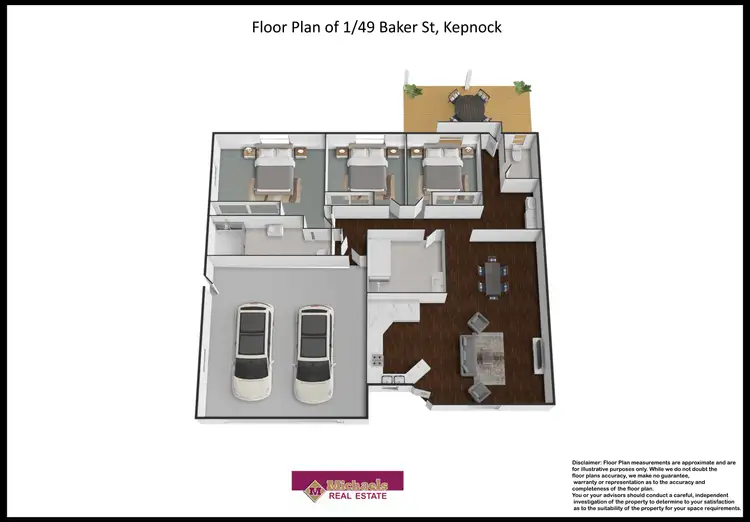 Floorplan of Homely unit listing, 1/49 Baker Street, Kepnock QLD 4670