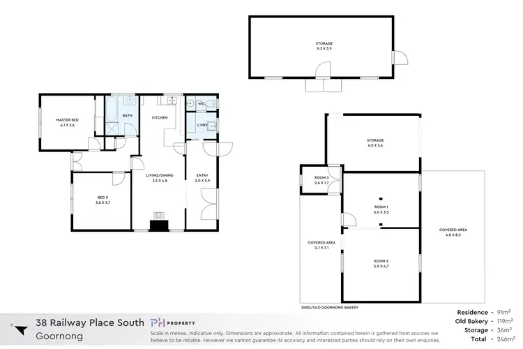 Floorplan of Homely house listing, 38 Railway Place South, Goornong VIC 3557