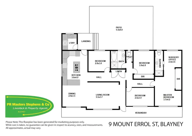 Floorplan of Homely house listing, 9 Mount Errol Street, Blayney NSW 2799