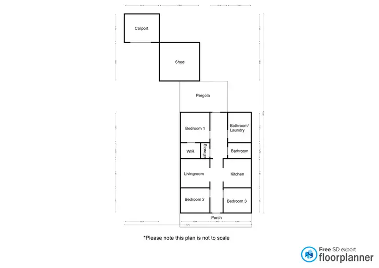 Floorplan of Homely house listing, 5-7 Compston Street, Goroke VIC 3412