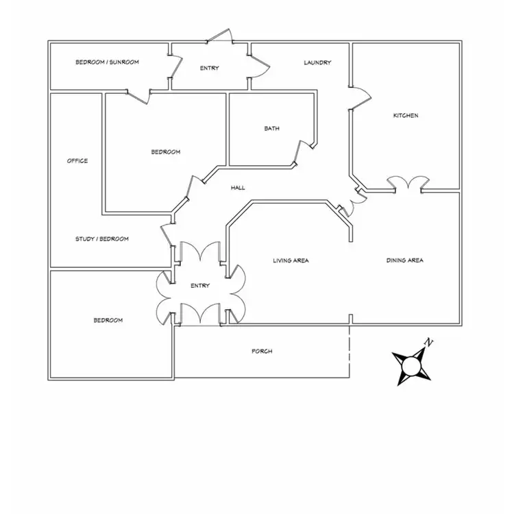 Floorplan of Homely house listing, 22 Natimuk Road, Horsham VIC 3400