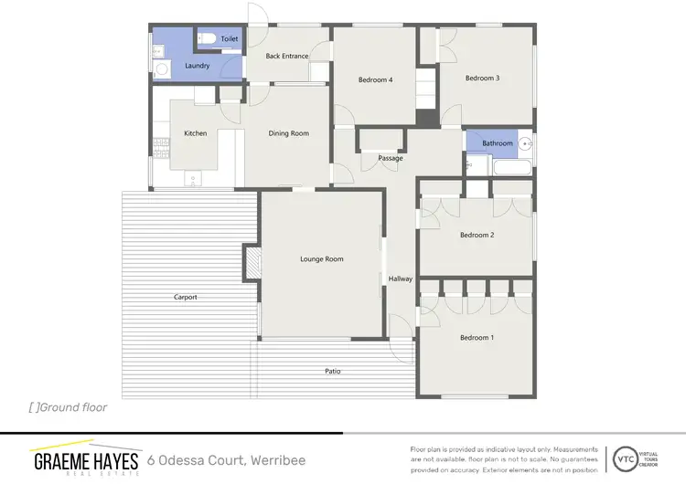 Floorplan of Homely house listing, 96 Wyndham Street, Kerang VIC 3579