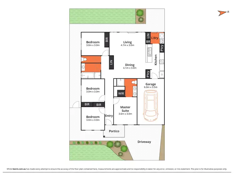 Floorplan of Homely house listing, 84 Bramley Avenue, Charlemont VIC 3217