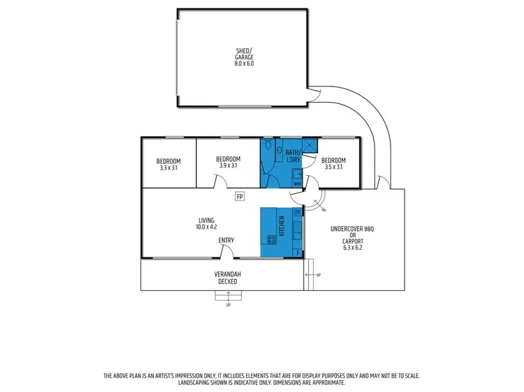 Floorplan of Homely house listing, 15 Nash Street, Jamieson VIC 3723