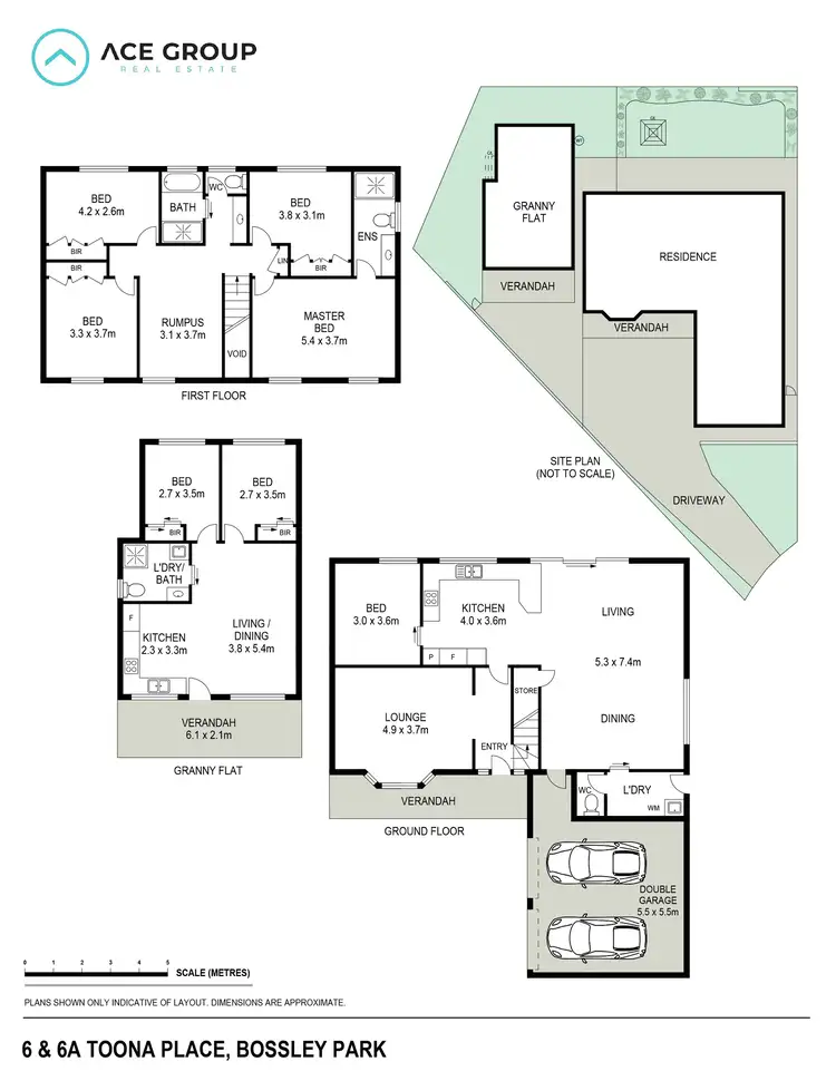 Floorplan of Homely house listing, 6 Toona Place, Bossley Park NSW 2176