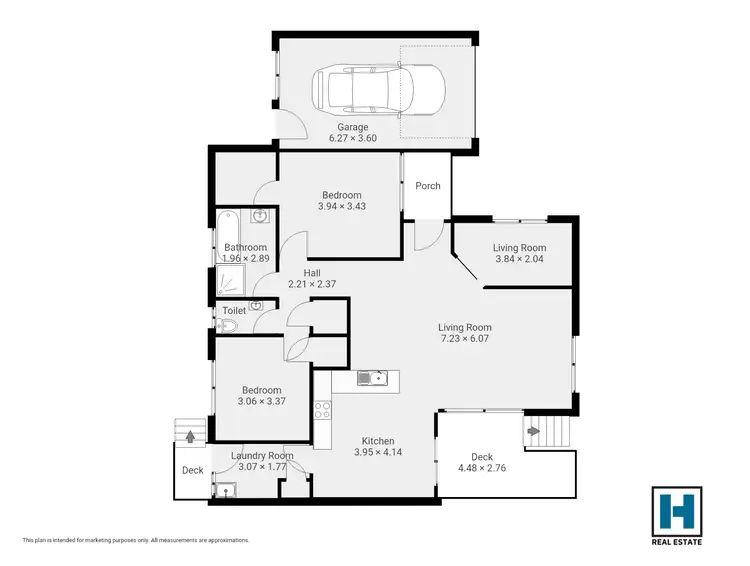 Floorplan of Homely semi-detached listing, 2/4 Golf Circuit, Tura Beach NSW 2548