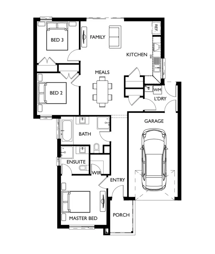 Floorplan of Homely house listing, 28 Kenmore Way, Clyde North VIC 3978