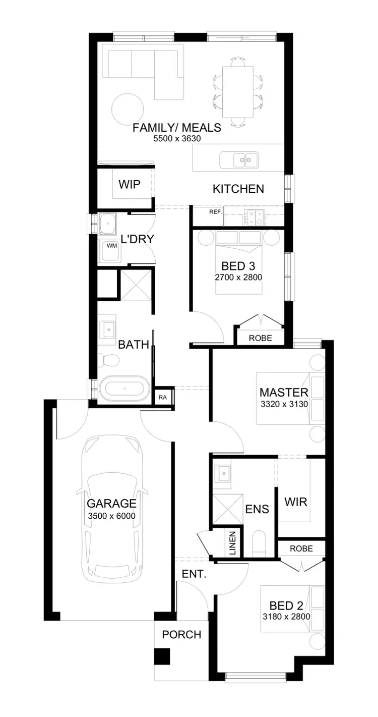 Floorplan of Homely house listing, Lot 2002 Cadastral Way, Weir Views VIC 3338