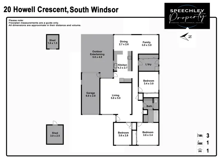 Floorplan of Homely house listing, 20 Howell Crescent, South Windsor NSW 2756