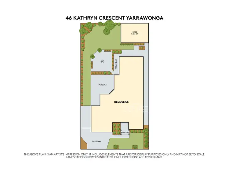 Floorplan of Homely house listing, 46 Kathryn Crescent, Yarrawonga VIC 3730