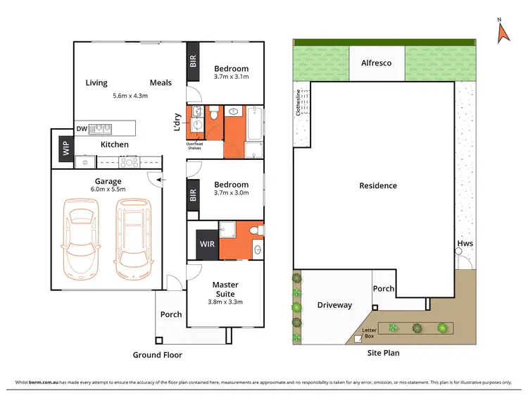 Floorplan of Homely house listing, 17 Samwell Street, Charlemont VIC 3217