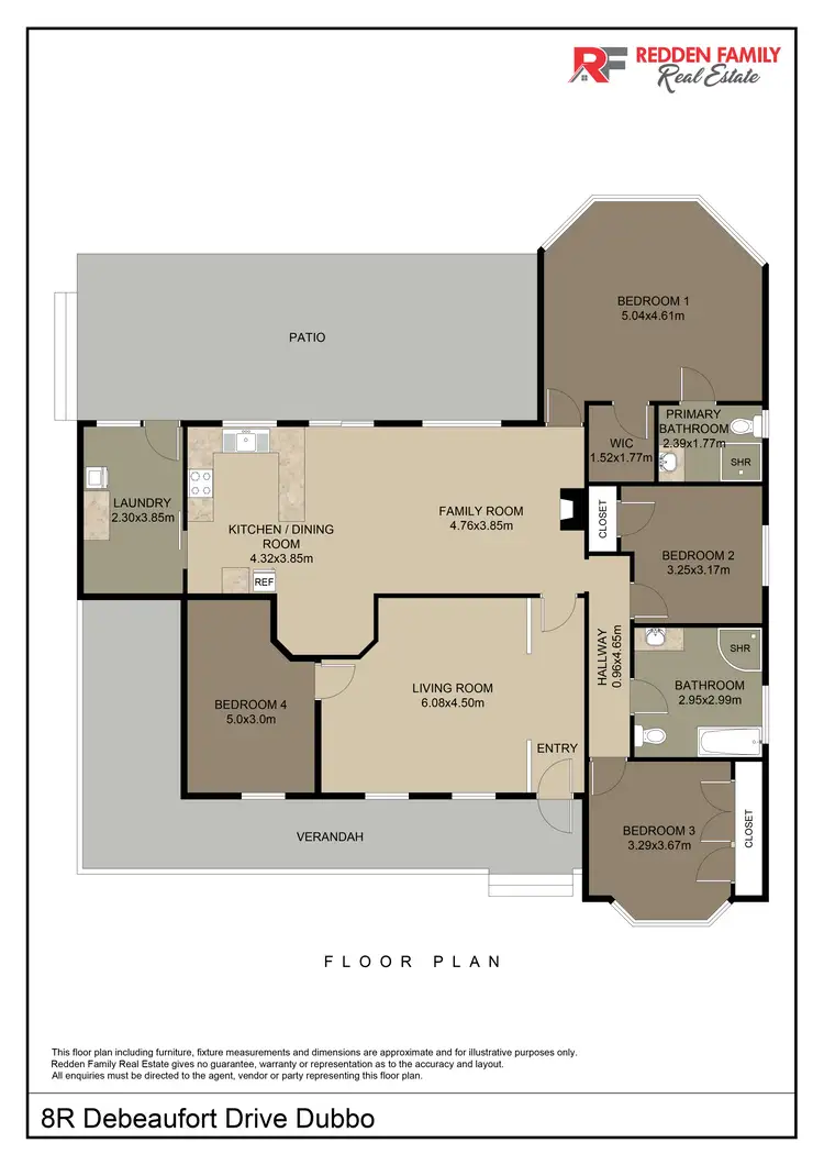 Floorplan of Homely rural property listing, 8R Debeaufort Drive, Dubbo NSW 2830