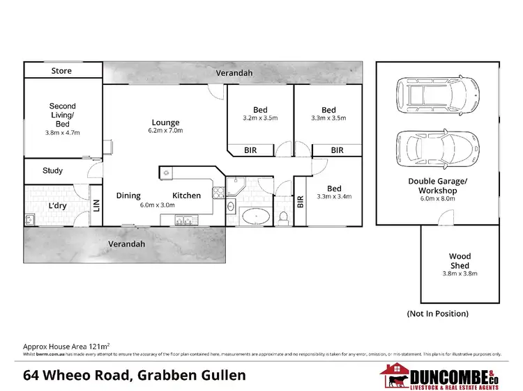 Floorplan of Homely house listing, 64 Wheeo Road, Grabben Gullen NSW 2583