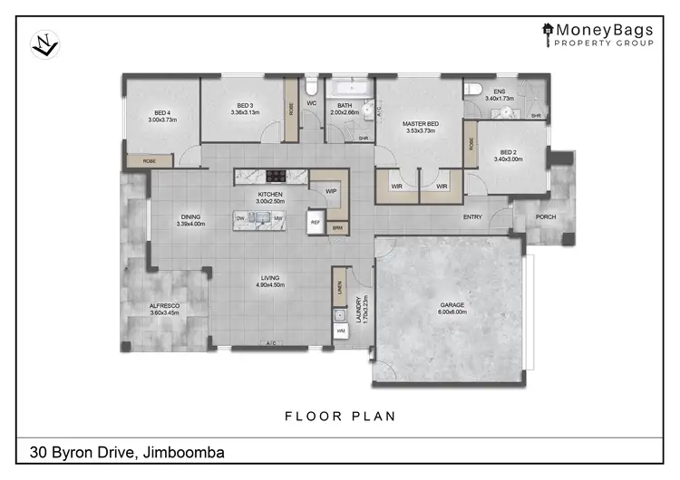 Floorplan of Homely house listing, 30 Byron Drive, Jimboomba QLD 4280