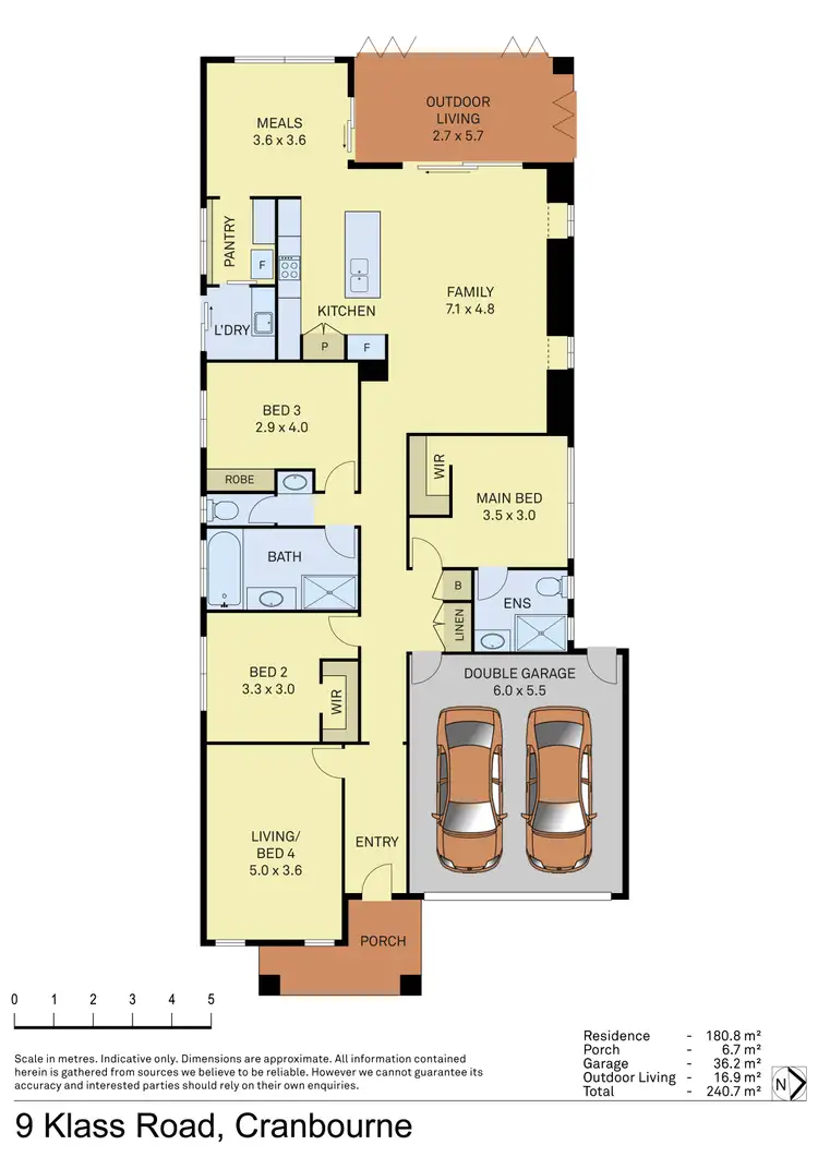 Floorplan of Homely house listing, 9 Klass Road, Cranbourne VIC 3977
