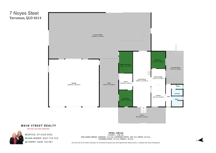 Floorplan of Homely house listing, 7 Noyes Street, Yarraman QLD 4614