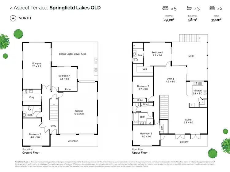 Floorplan of Homely house listing, 4 Aspect Terrace, Springfield Lakes QLD 4300