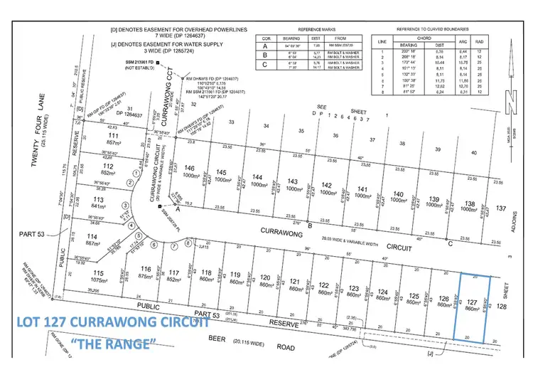 Floorplan of Homely land listing, 48 Currawong Circuit, Moama NSW 2731