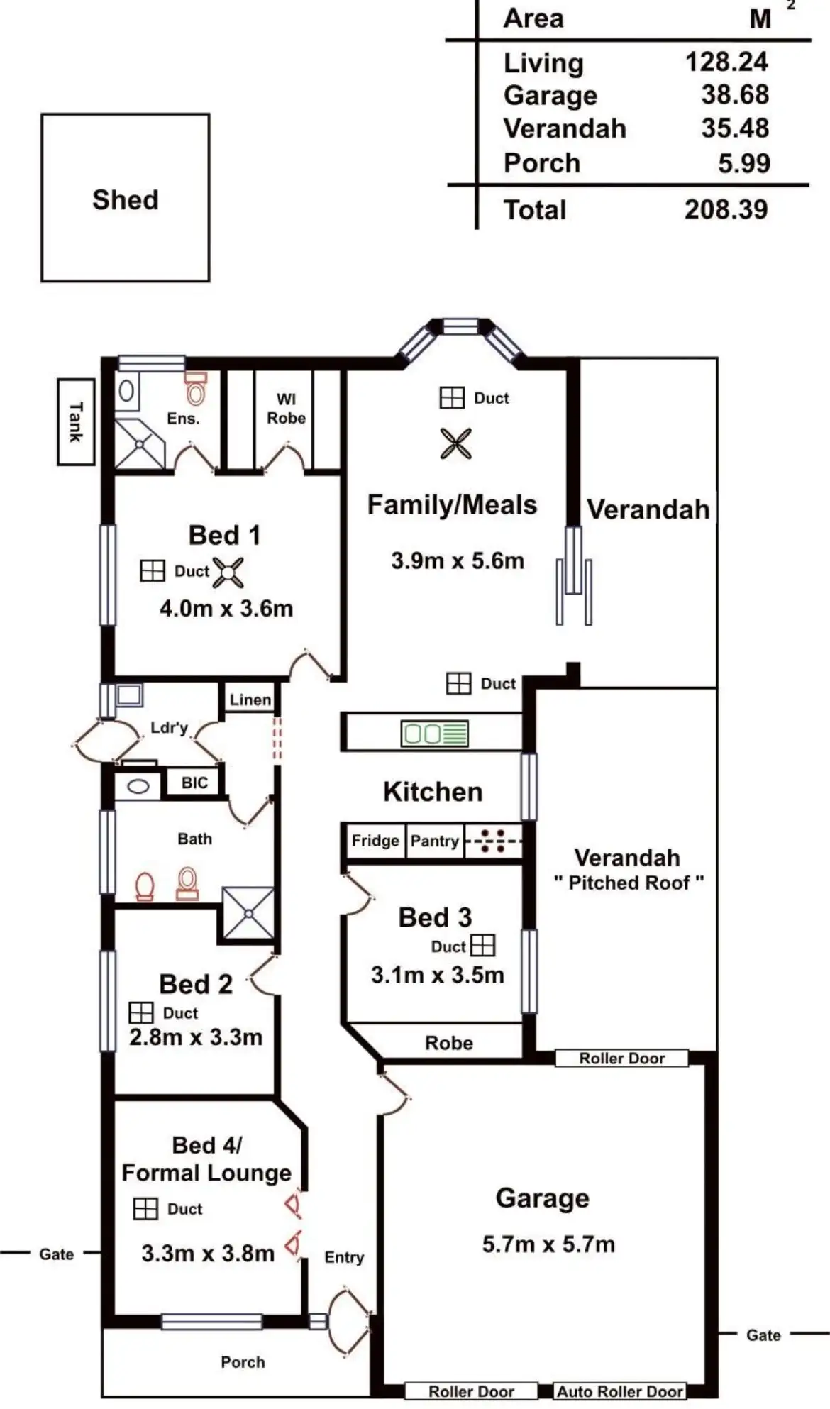 Floorplan of Homely house listing, 4 Dylan Court, Smithfield SA 5114