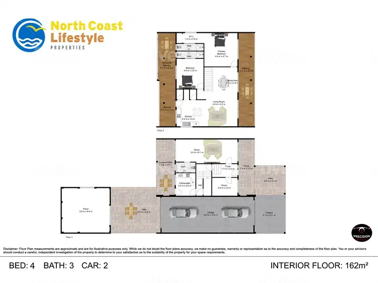 Floorplan of Homely house listing, 4 Riverside Crescent, Brunswick Heads NSW 2483