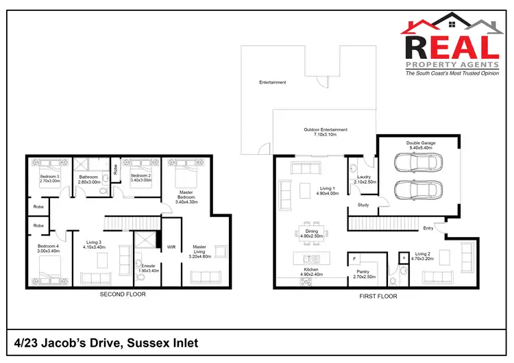 Floorplan of Homely house listing, 4/23 Jacobs Drive, Sussex Inlet NSW 2540
