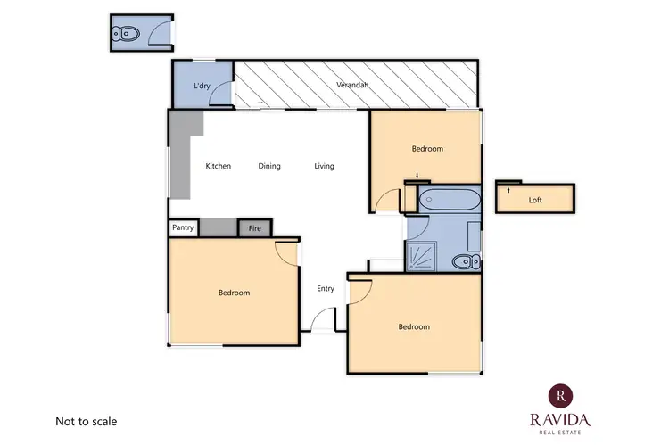 Floorplan of Homely house listing, 27 EPSOM ROAD, Chiltern VIC 3683