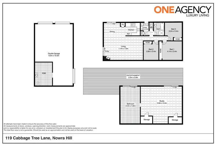 Floorplan of Homely rural property listing, 119 Cabbage Tree Lane, Nowra Hill NSW 2540