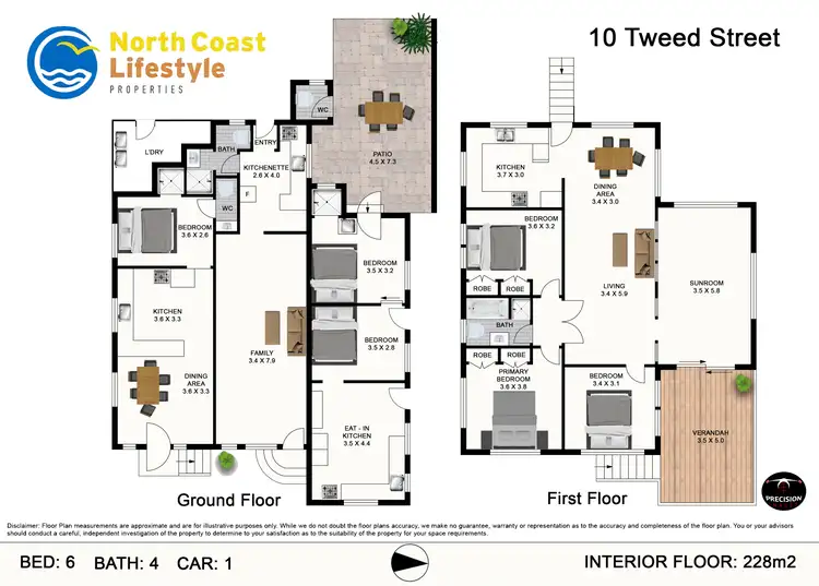 Floorplan of Homely block of units listing, 10 Tweed Street, Brunswick Heads NSW 2483
