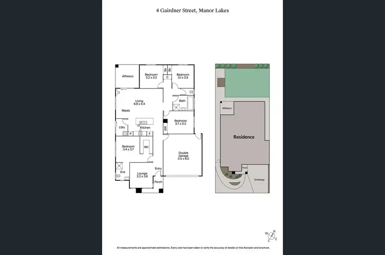 Floorplan of Homely house listing, 4 Gairdner Street, Manor Lakes VIC 3024