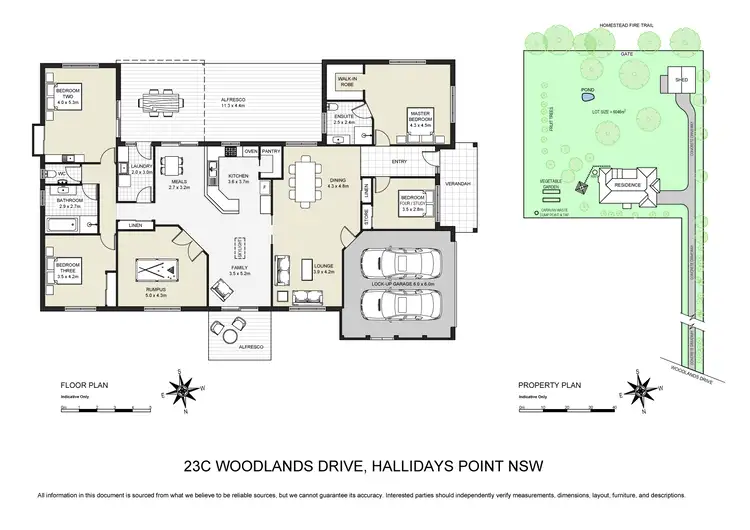 Floorplan of Homely rural property listing, 23C Woodlands Drive, Hallidays Point NSW 2430