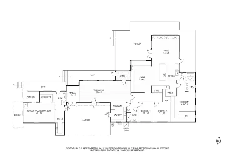 Floorplan of Homely rural property listing, 1260 Mansfield-Woods Point Road, Piries VIC 3723