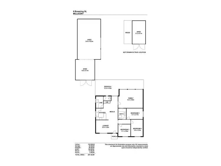 Floorplan of Homely house listing, 9 Bowering Street, Millicent SA 5280