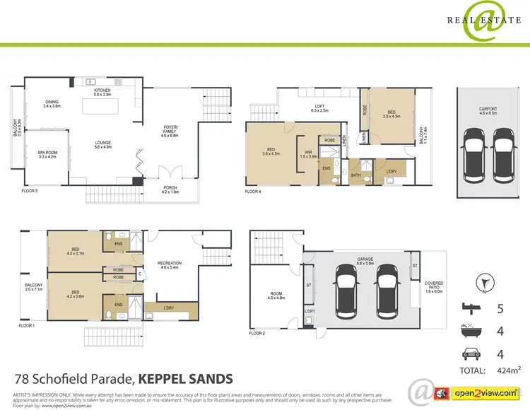 Floorplan of Homely house listing, 78 Schofield Parade, Keppel Sands QLD 4702