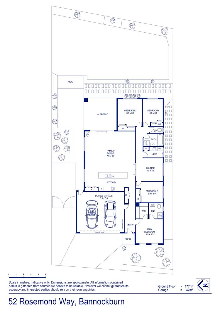 Floorplan of Homely house listing, 52 Rosemond Way, Bannockburn VIC 3331