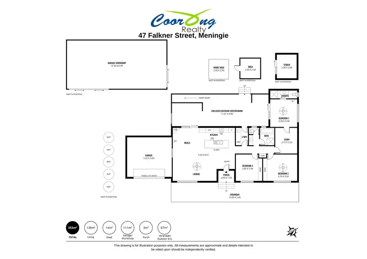 Floorplan of Homely house listing, 47 Falkner Street, Meningie SA 5264