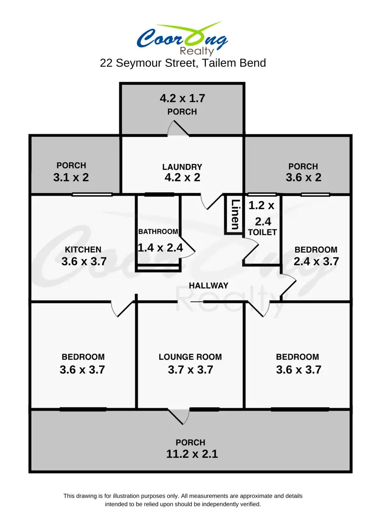 Floorplan of Homely house listing, 22 Seymour Street, Tailem Bend SA 5260
