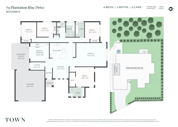 Floorplan of Homely house listing, 79 Plantation Rise Drive, Woombye QLD 4559