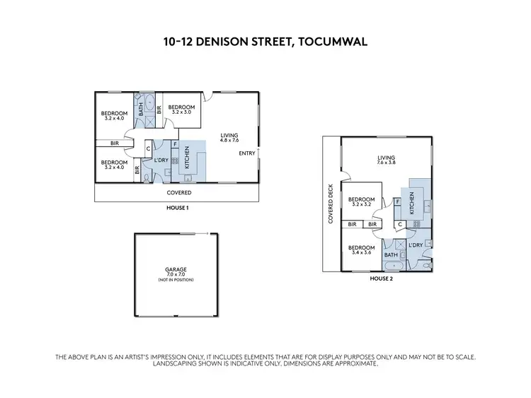 Floorplan of Homely house listing, 10-12 Denison Street, Tocumwal NSW 2714