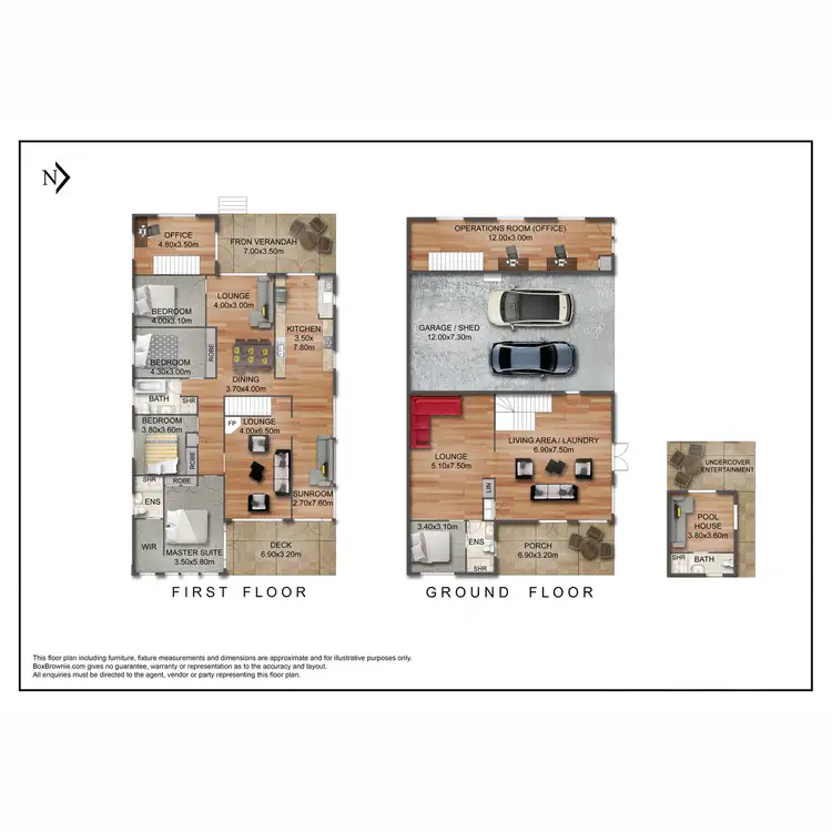 Floorplan of Homely house listing, 35 Regency Street, Brighton QLD 4017