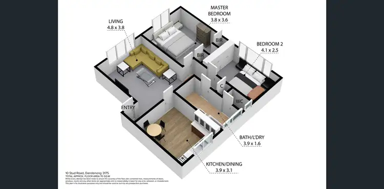 Floorplan of Homely unit listing, 4/10 Stud Road, Dandenong VIC 3175
