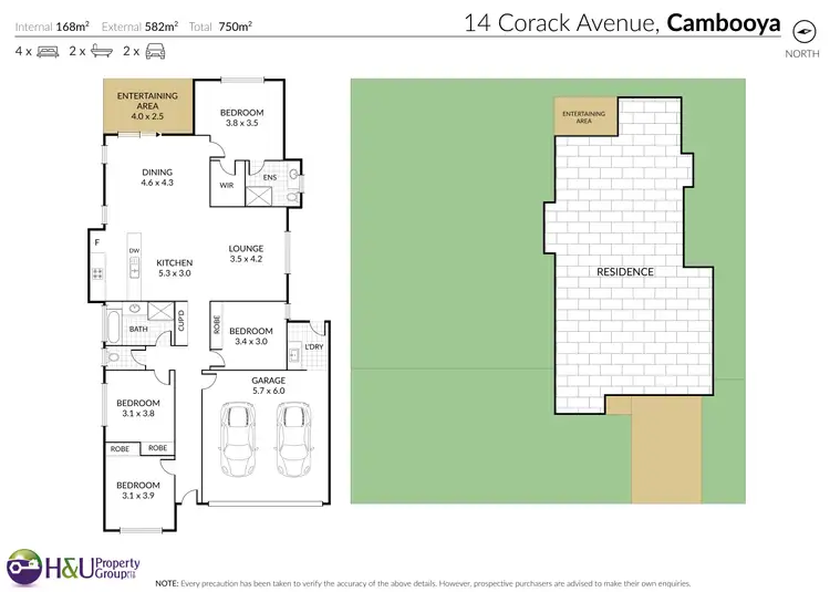 Floorplan of Homely house listing, 14 Corack Avenue, Cambooya QLD 4358