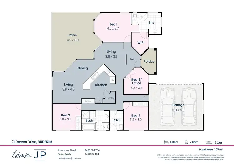 Floorplan of Homely house listing, 21 Dawes Drive, Buderim QLD 4556
