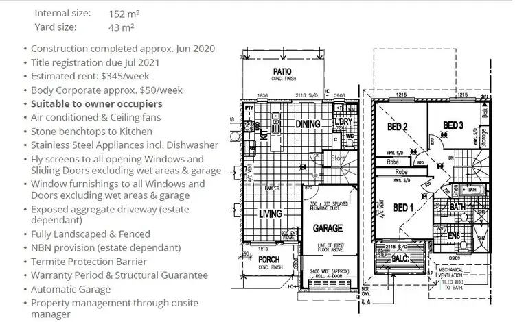 Floorplan of Homely townhouse listing, 5/29 Claussen St, Browns Plains QLD 4118