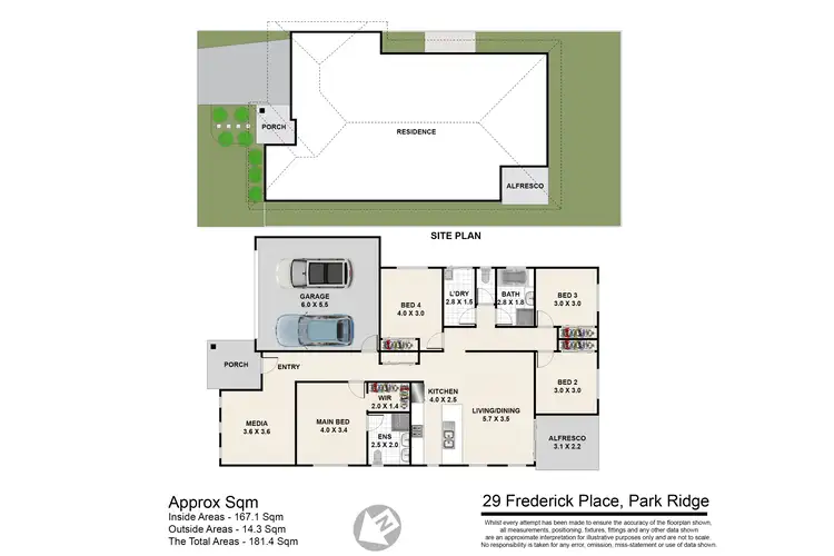 Floorplan of Homely house listing, 29 Frederick Place, Park Ridge QLD 4125