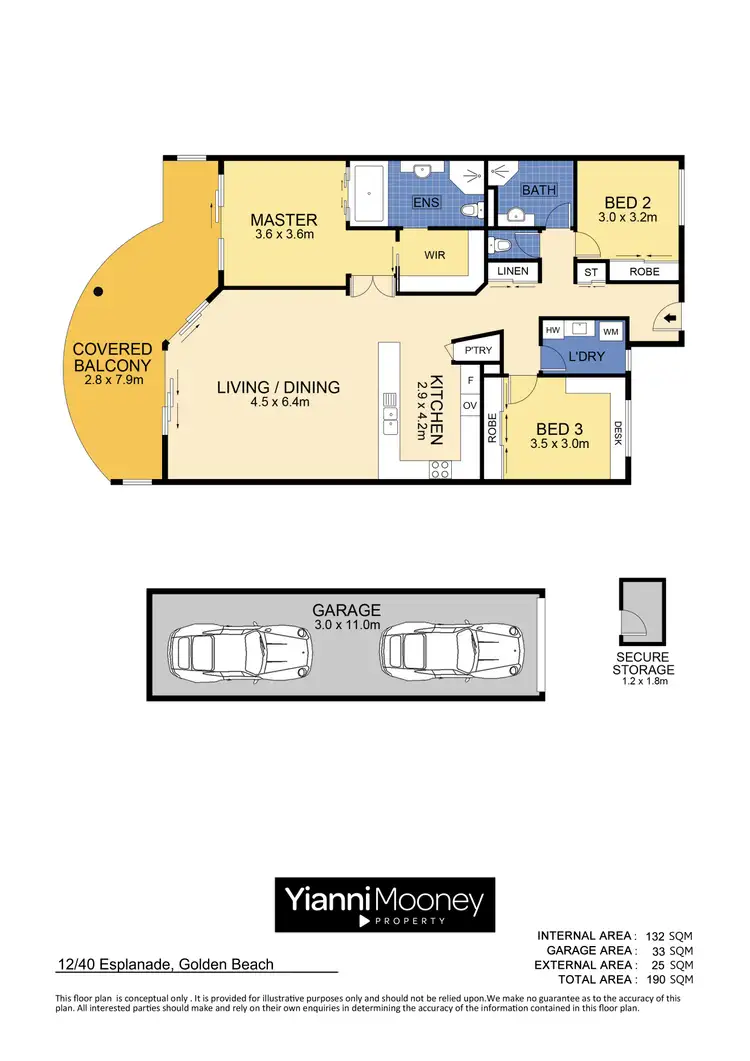 Floorplan of Homely apartment listing, 12/40 Esplanade, Golden Beach QLD 4551