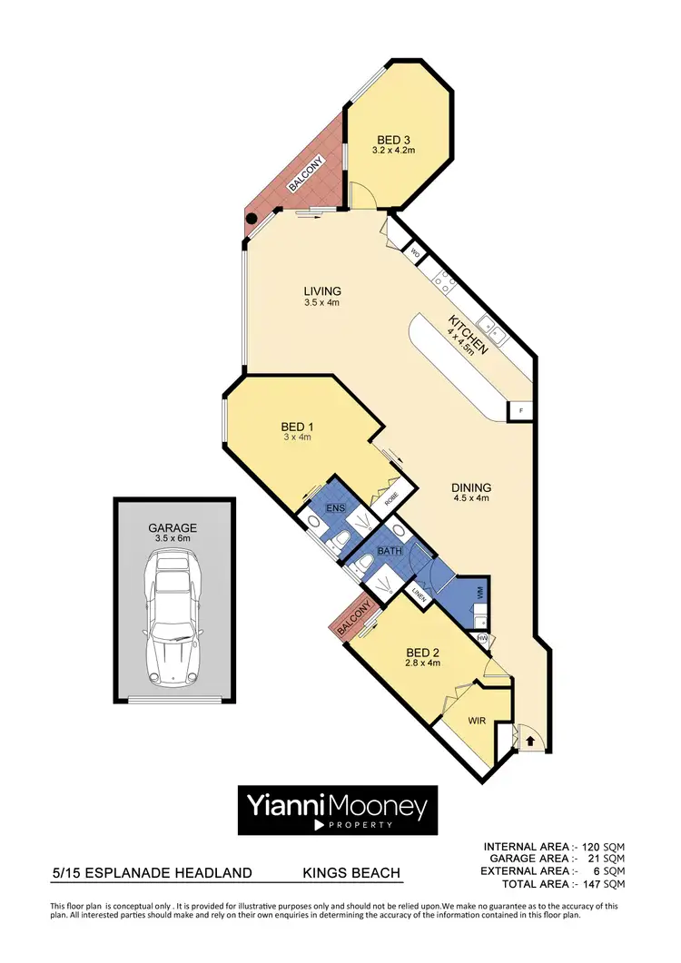 Floorplan of Homely apartment listing, 5/15 Esplanade Headland, Kings Beach QLD 4551