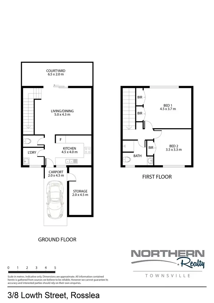 Floorplan of Homely unit listing, 3/8 Lowth Street, Rosslea QLD 4812