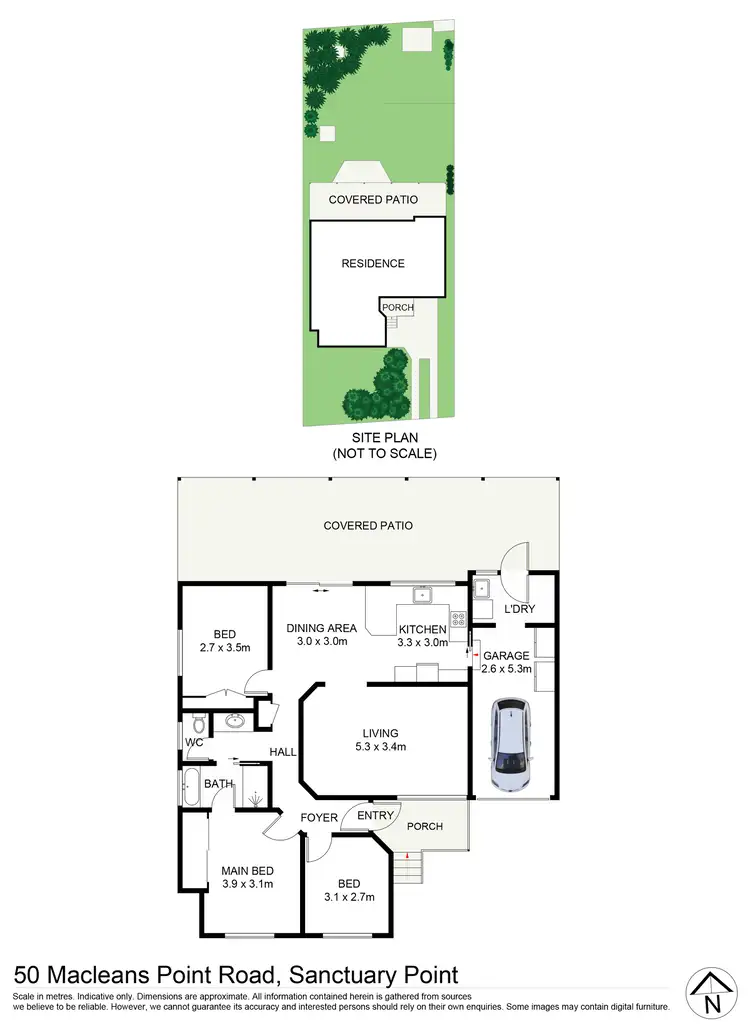 Floorplan of Homely house listing, 50 Macleans Point Road, Sanctuary Point NSW 2540